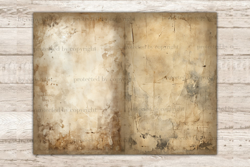 distressed-junk-journal-pages-blank-scrapbook-paper