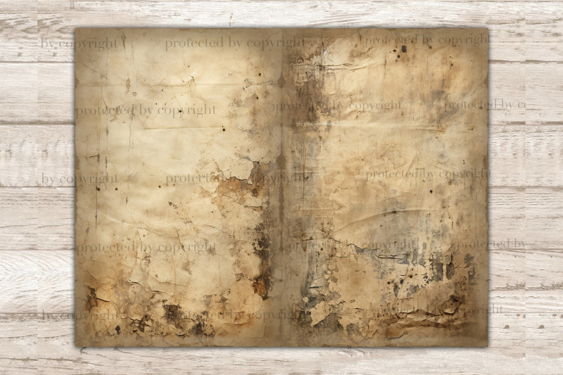 distressed-junk-journal-pages-blank-scrapbook-paper