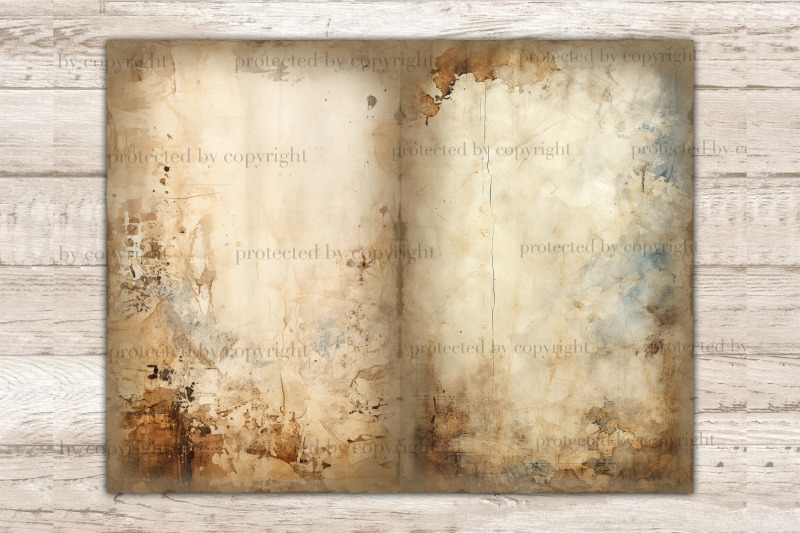 distressed-junk-journal-pages-blank-scrapbook-paper