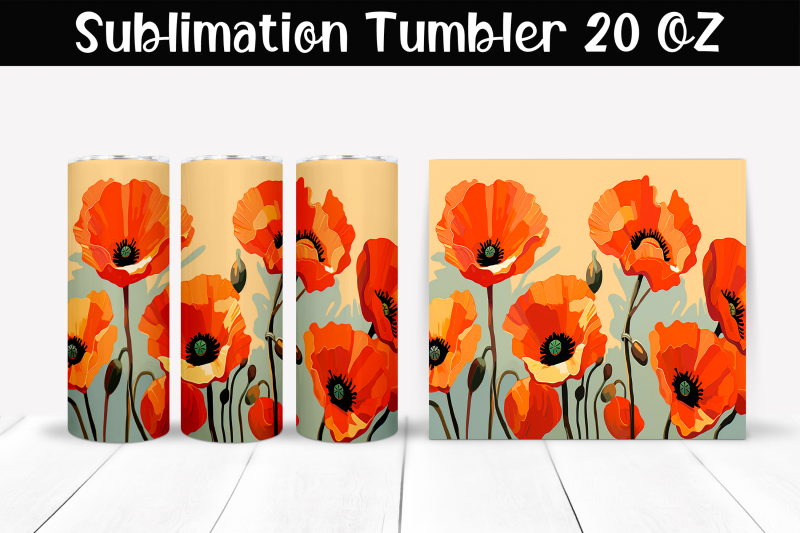 poppies-sublimation-tumbler-wrap-20-oz