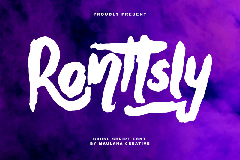 ronttsly-brush-script-font