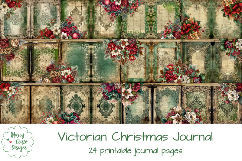 victorian-christmas-junk-journal-kit