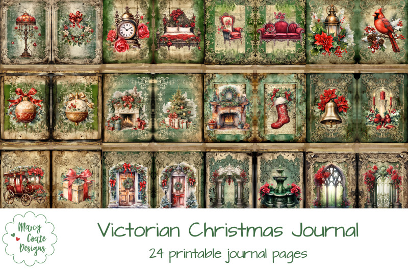 victorian-christmas-junk-journal-kit