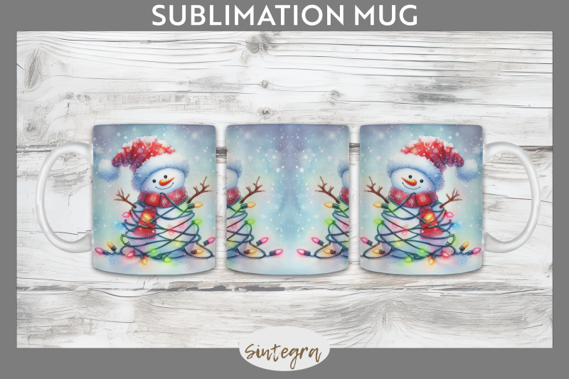 christmas-snowman-entangled-in-lights-mug-wrap-sublimation