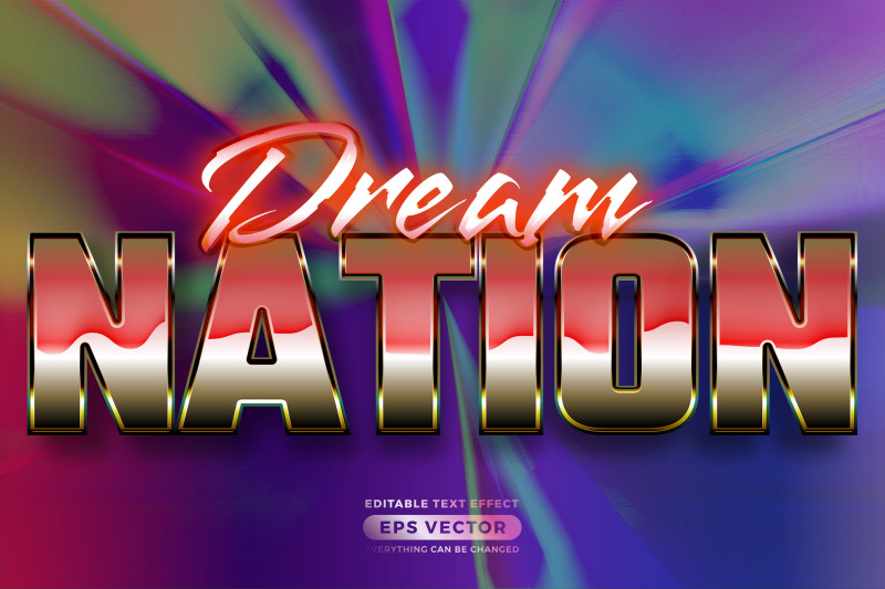 retro-text-effect-dream-nation-futuristic-editable-80s-classic-style-w