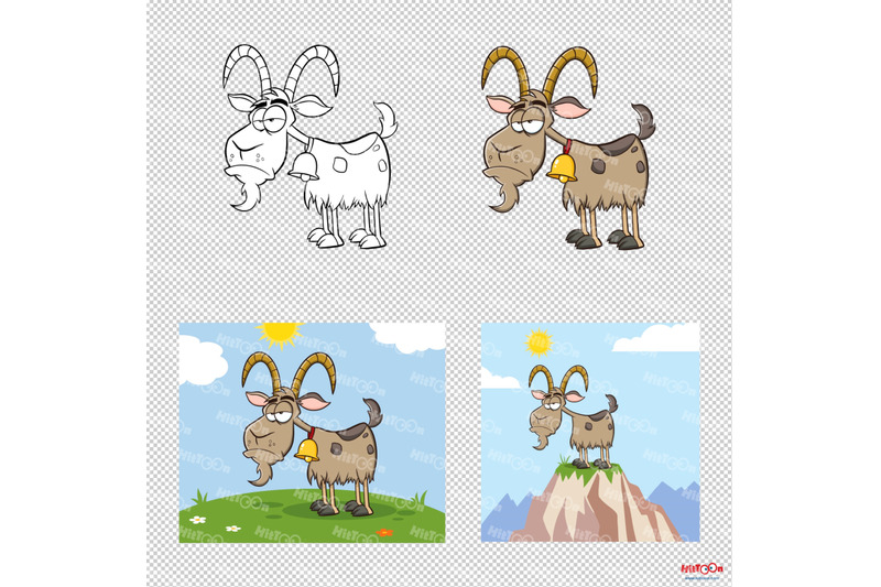 goat-and-sheep-clip-art-vector-illustrations-bundle