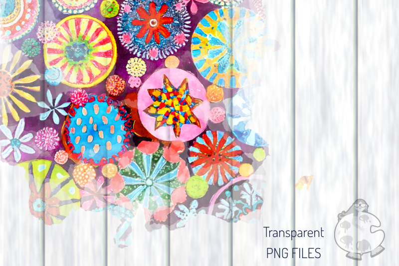 funky-snowflake-splashes-watercolor-backgrounds