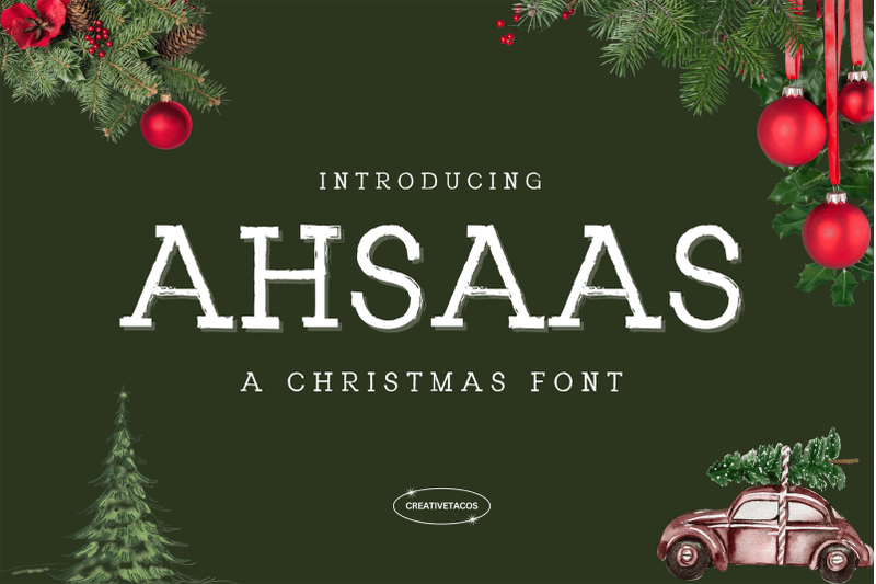 ahsaas-christmas-font