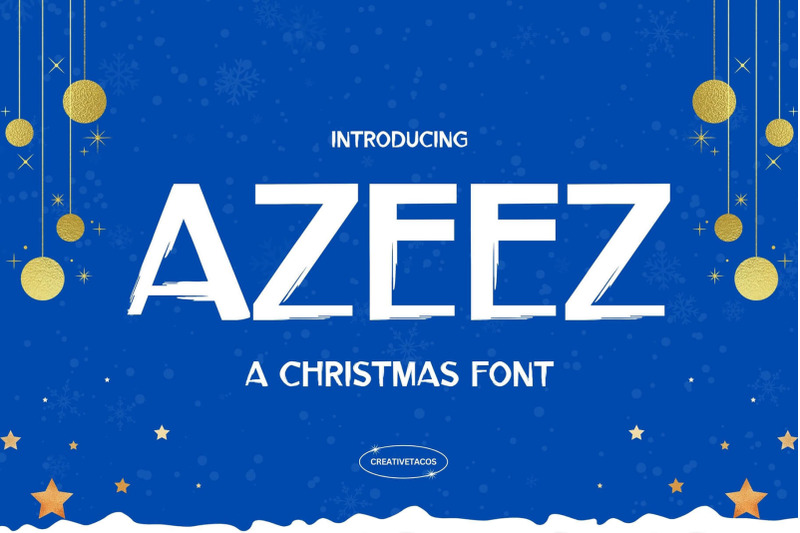 azeez-christmas-font