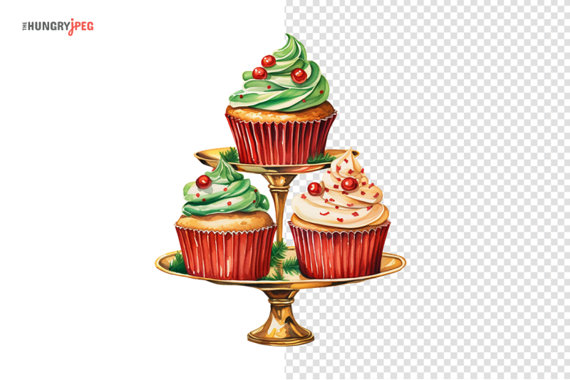 christmas-cupcakes