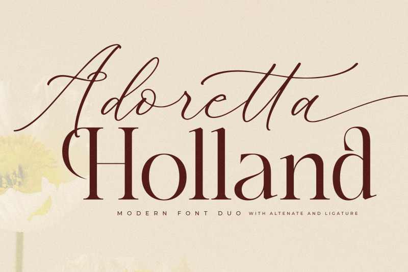 adoretta-holland-font-duo
