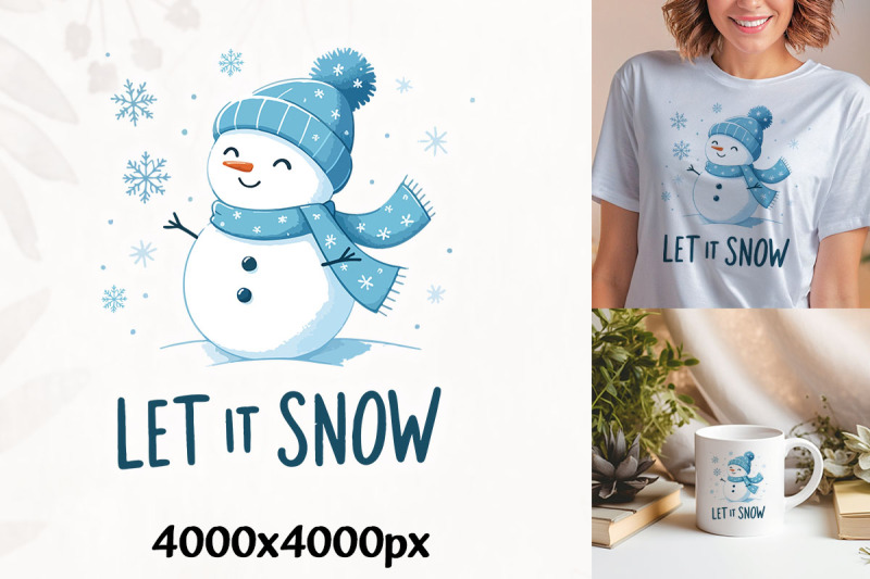 snowman-039-s-let-it-snow-art