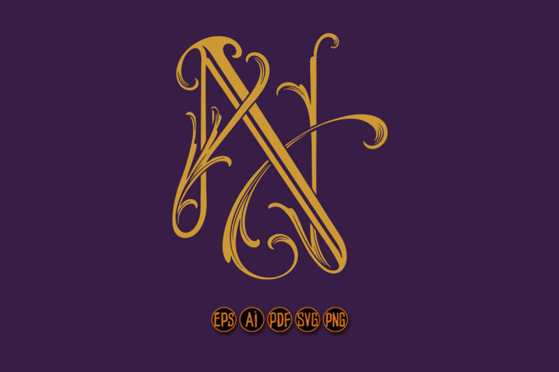 stately-classic-lettering-n-monogram-logo