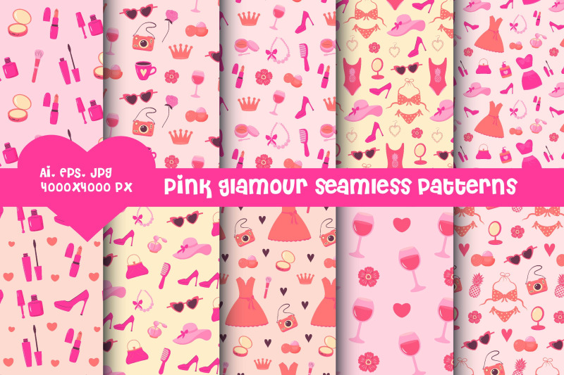 pink-glamour-seamless-patterns