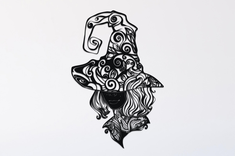 floral-witch-with-hat-drawing-6
