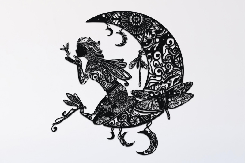 fairy-on-moon-mandala-drawing-34