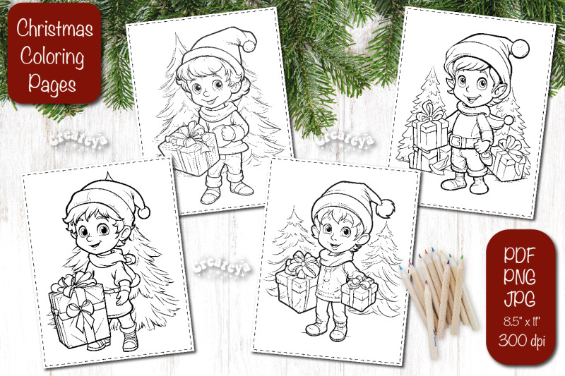 christmas-coloring-book-elf-coloring-page-bundle-printable-coloring-sh