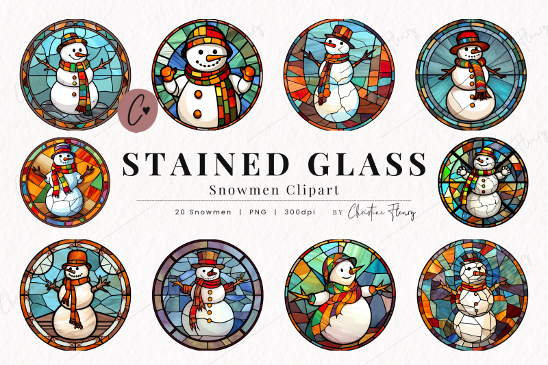 20-round-snowman-stained-glass-clipart