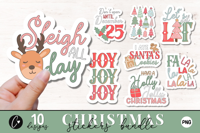 cute-christmas-sticker-png-bundle