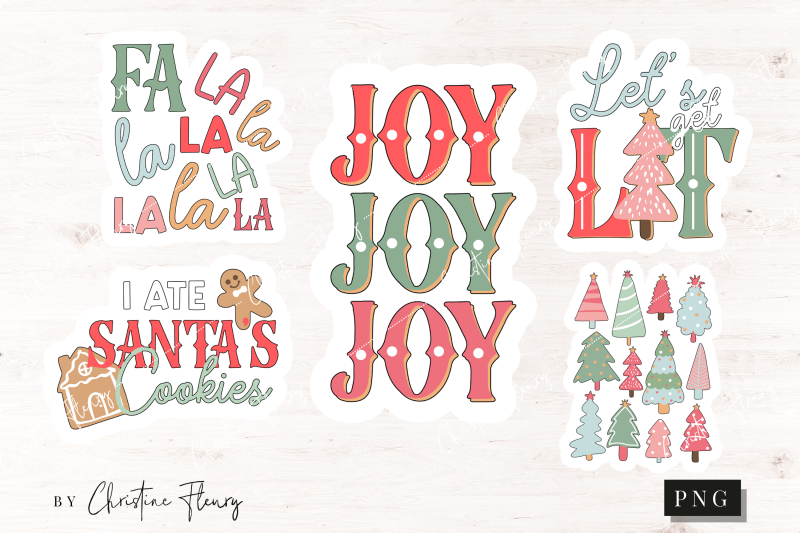 cute-christmas-sticker-png-bundle