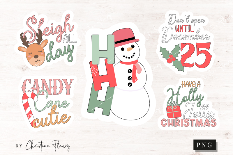 cute-christmas-sticker-png-bundle