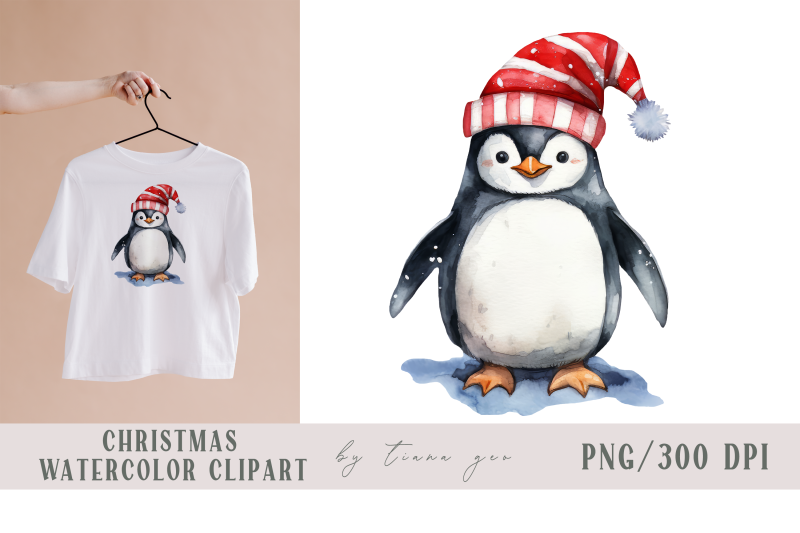 cute-watercolor-christmas-penguin-clipart-1-png-file