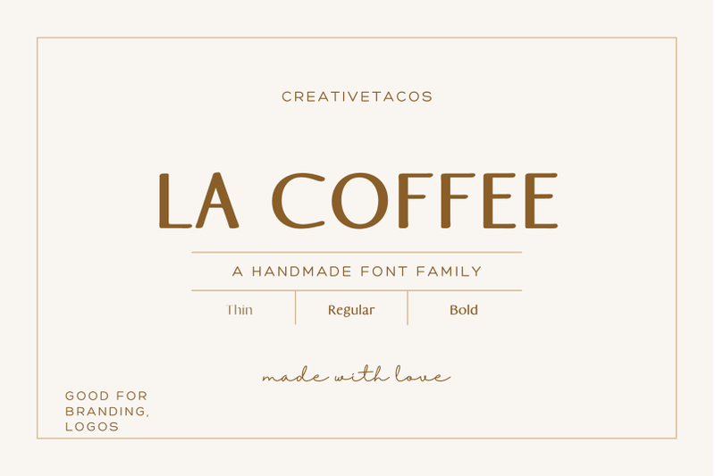 la-coffee-a-handmade-font