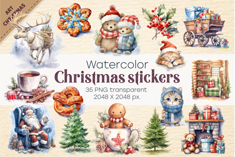 watercolor-christmas-stickers-clipart