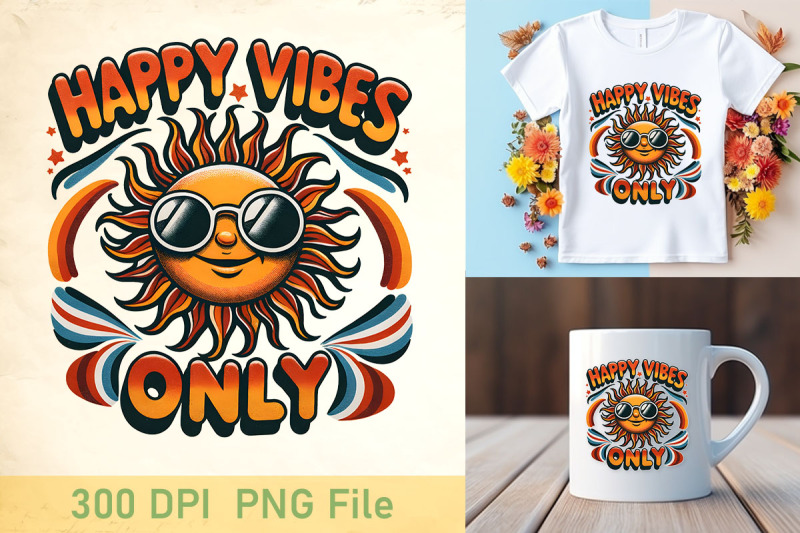 happy-vibes-only-hippie-design