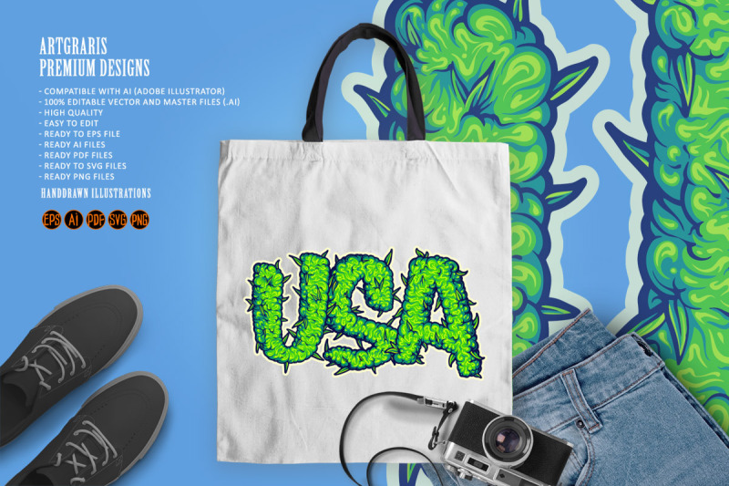 cannabis-smoke-usa-lettering