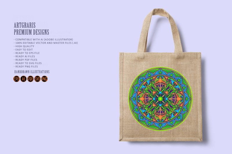 elegant-mandala-flourish-cannabis-mushrooms