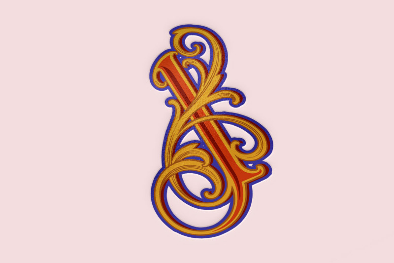 classic-elegance-vintage-flourish-letter-i-monogram-logo