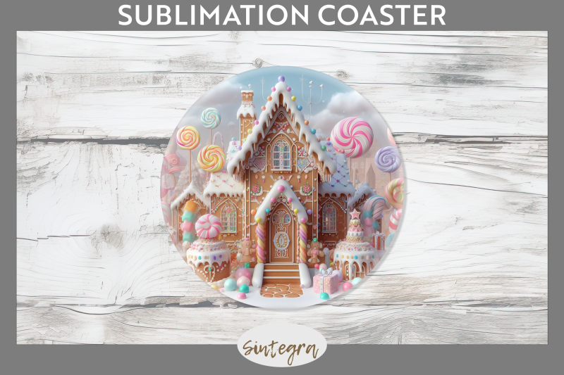 christmas-pastel-gingerbread-house-round-coaster-sublimation