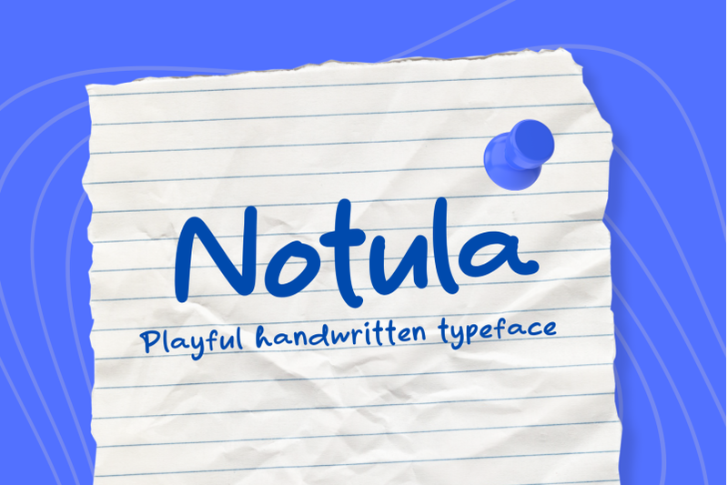 notula-handwritten-font