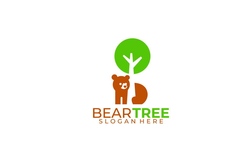 bear-and-tree-vector-template-logo-design