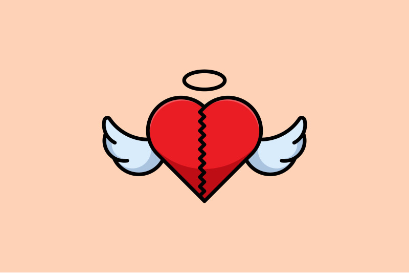 broken-heart-angel-vector-template-logo-design