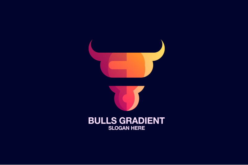 bull-face-vector-template-logo-design