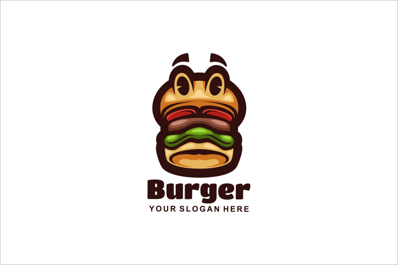 burger-vector-template-logo-design