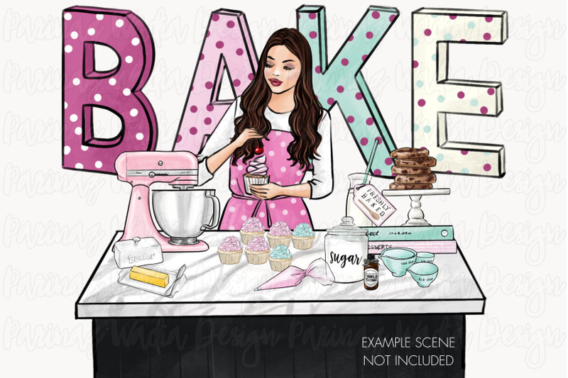 home-baking-hand-drawn-fashion-illustration-clip-art-bundle