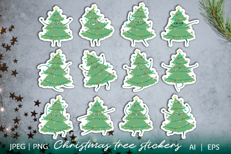 12-dancing-kawaii-christmas-tree-new-year-stickers