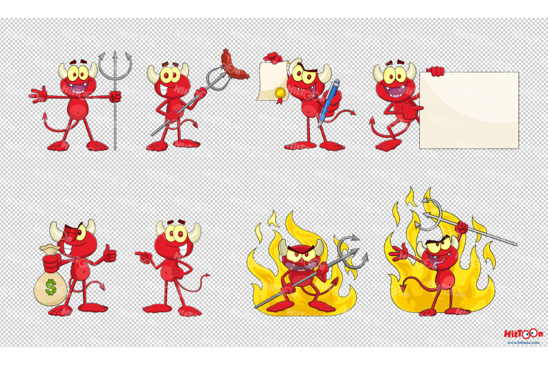 cute-devil-cartoon-character-clipart-set