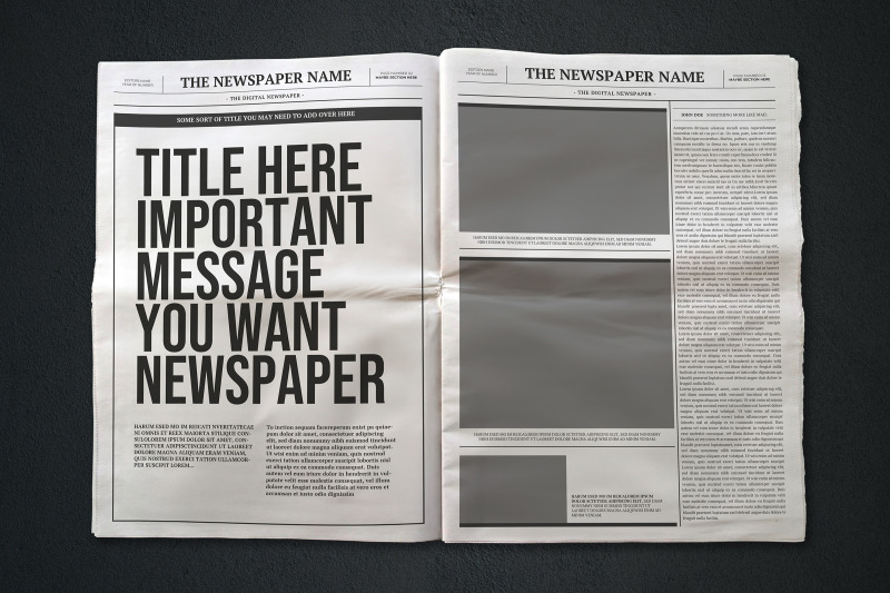 newspaper-mockups-with-editable-content-and-cover