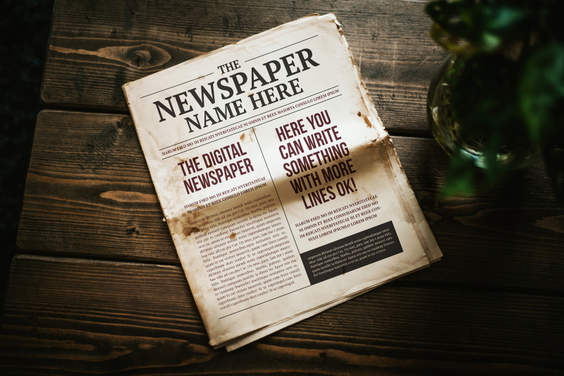 newspaper-mockups-with-editable-content-and-cover