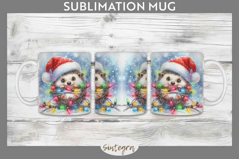 christmas-hedgehog-entangled-in-lights-mug-wrap-sublimation