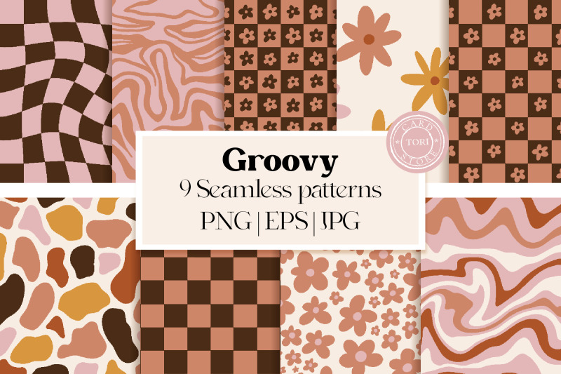 1970-retro-groovy-digital-papers-9-seamless-patterns