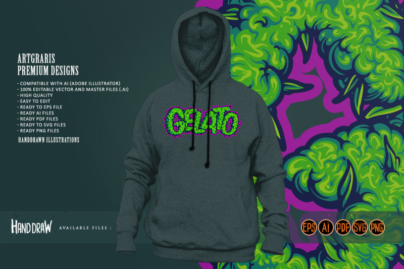 enigmatic-lettering-gelato-weed-smoke