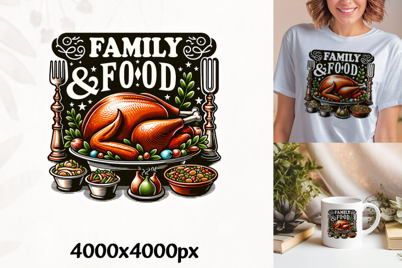 family-feast-turkey-clipart