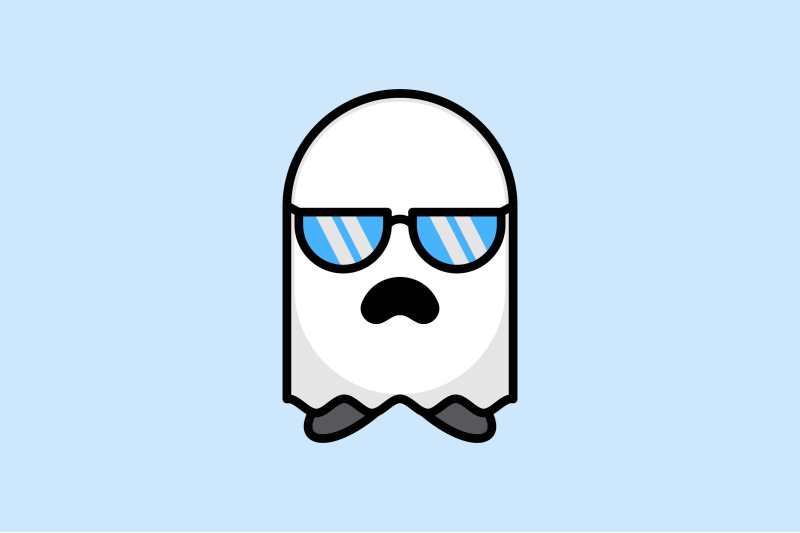 cool-ghost-icon-vector-template-logo-design