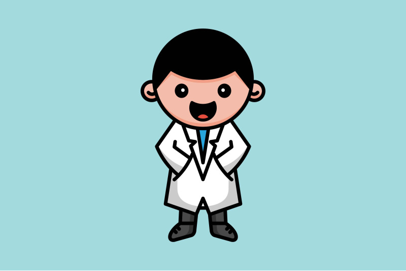 cute-doctor-boy-vector-template-logo-design
