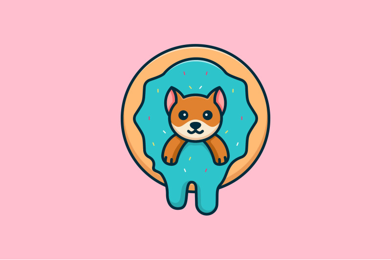 cute-dog-donut-vector-template-logo-design